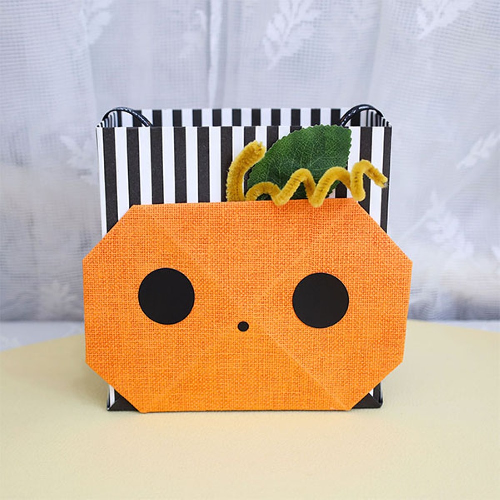 DIY 할로윈 호박 가방 종이접기 키트 DIY 할로윈 호박 가방 종이접기 키트