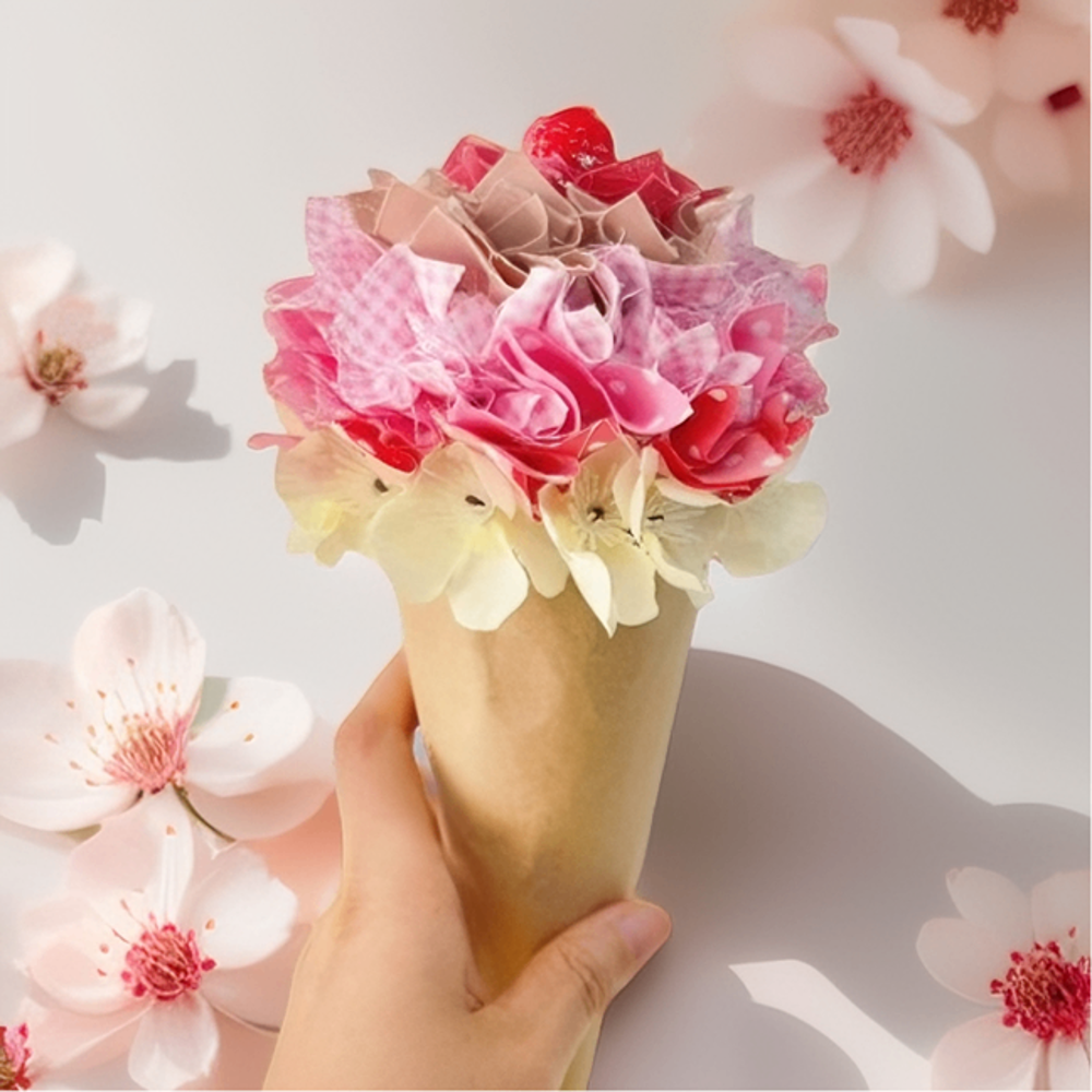 퐁실퐁실 콕콕 벚꽃 아이스크림 만들기 DIY 키트 퐁실퐁실 콕콕 벚꽃 아이스크림 만들기 DIY 키트